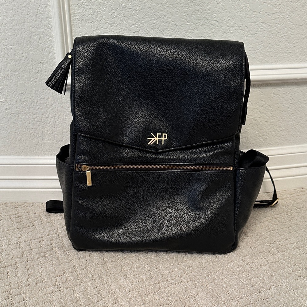 Freshly Picked Black Diaper Bag